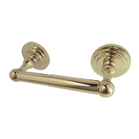 Kingston Brass Milano Toilet Paper Holder, Polished Brass BA2718PB